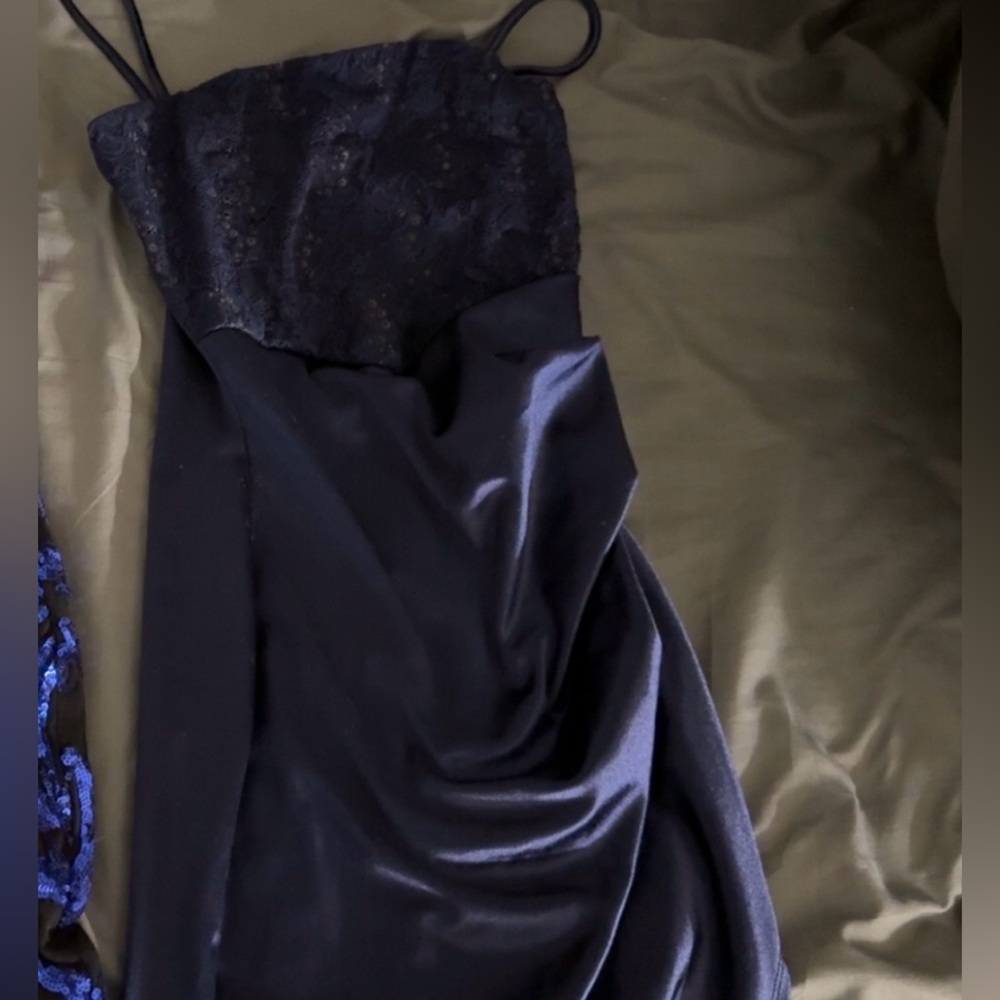 Dark blue hoco dress